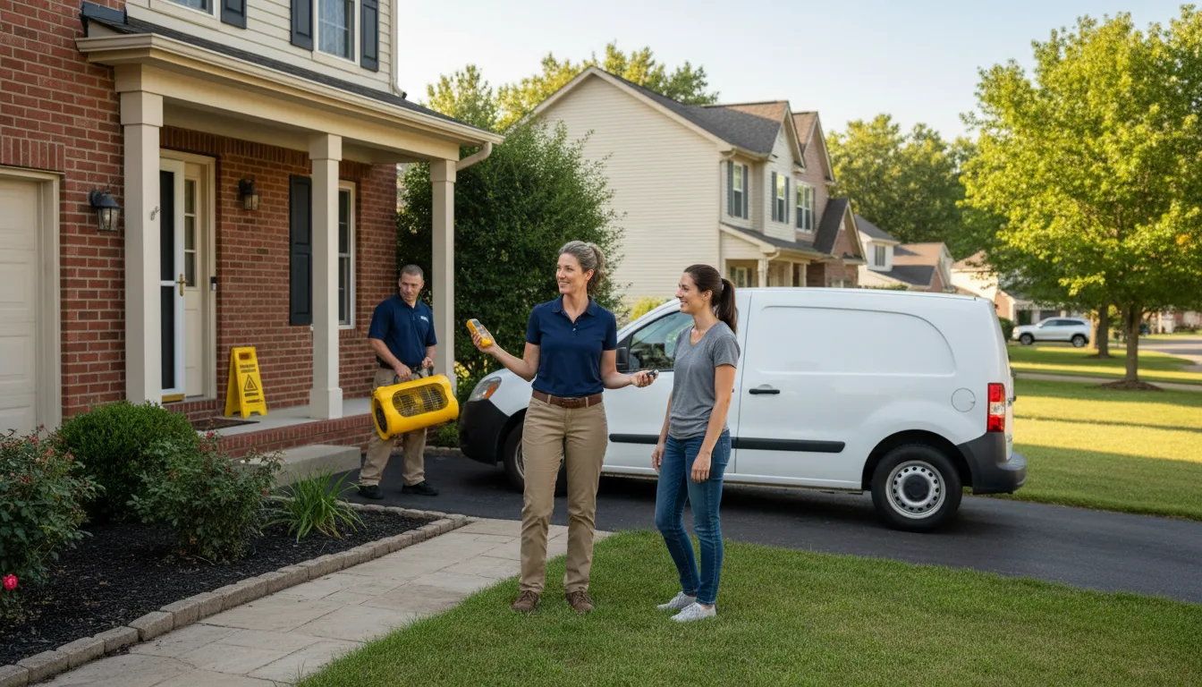 Residential water damage restoration in Stirum, ND